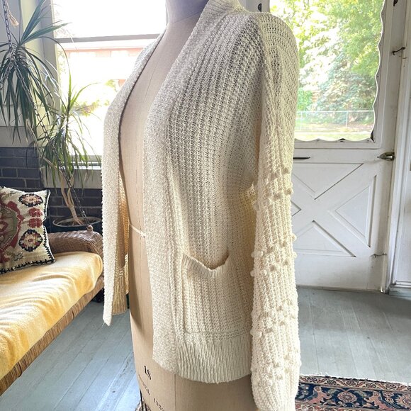 Madewell cotton knit cardigan size x small but fits like a small - Picture 3 of 7